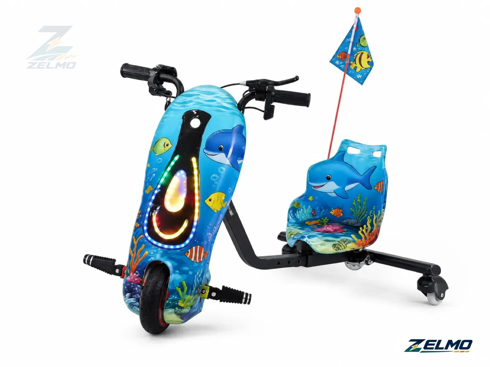 E901 — Mini scooter com assento